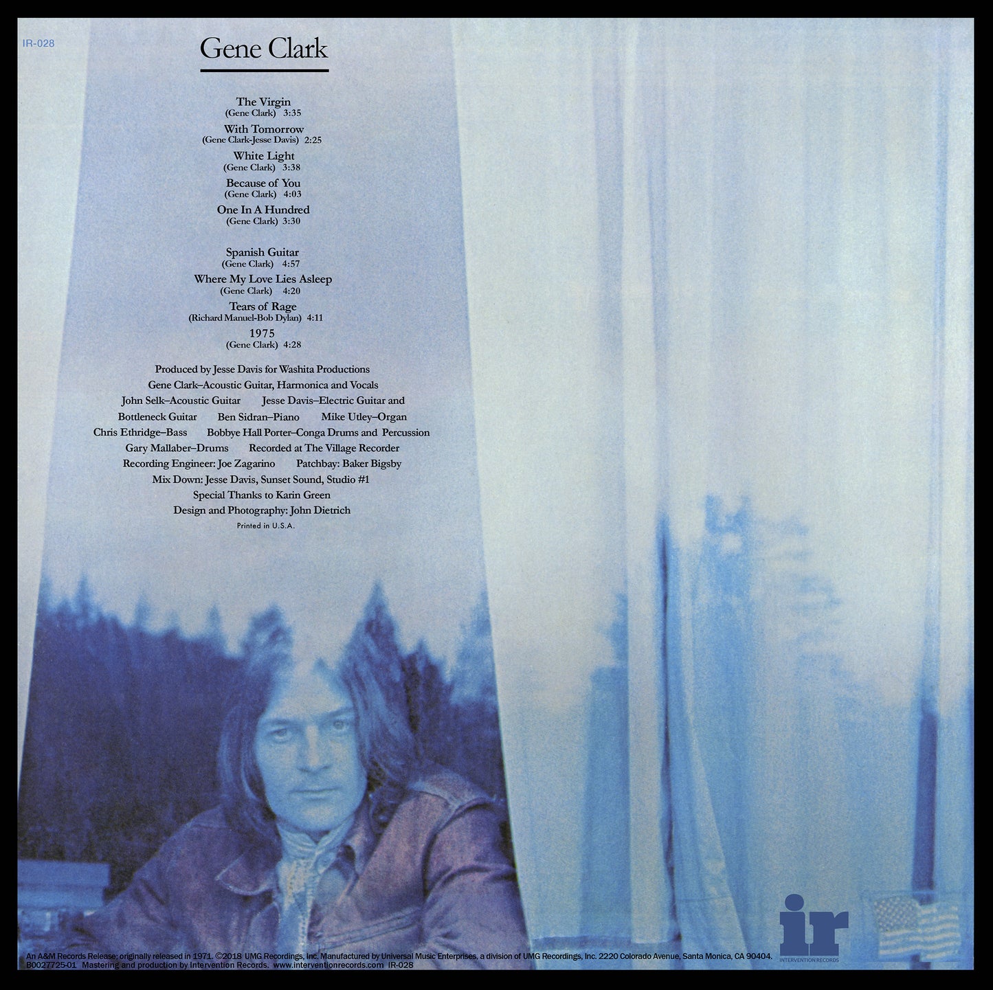 Gene Clark "White Light" 180G LP (SHIPPING NOW!)